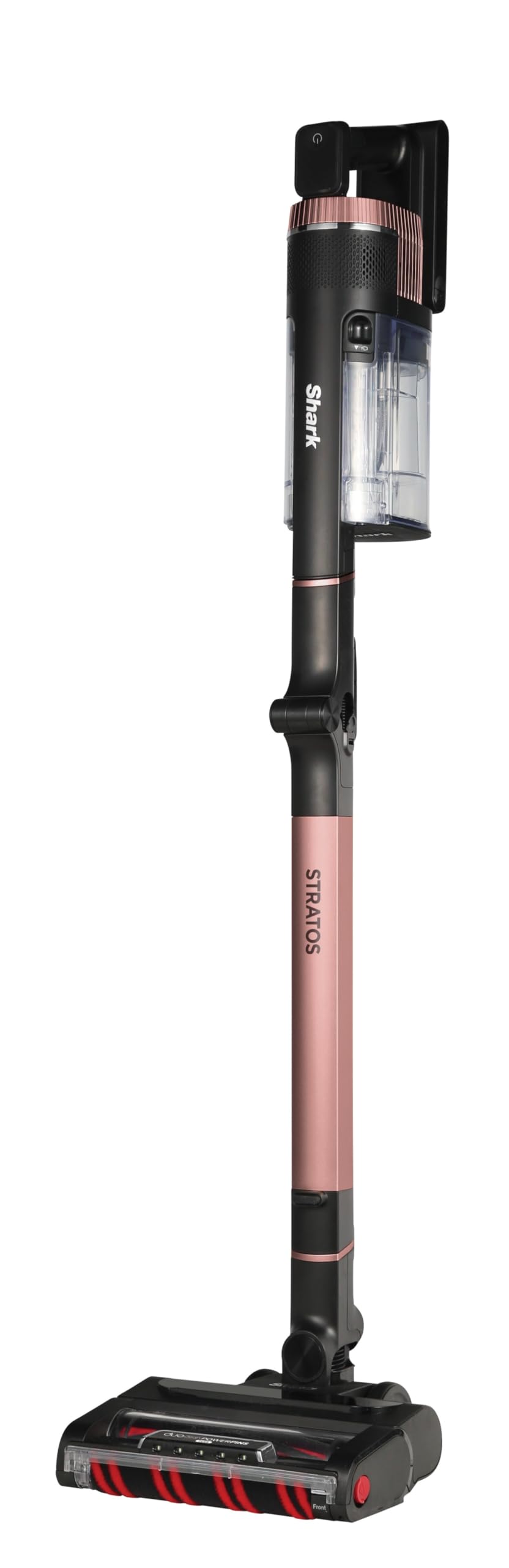 Shark IZ300EUT Akku-Staubsauger, 60 Min Laufzeit, Anti-Hair-Wrap, DuoClean, motorisierter Tierhaaraufsatz, 20 cm Fugendüse, Schwarz/Rot.