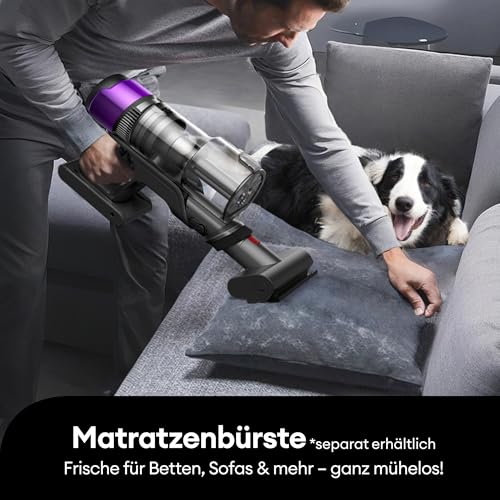 Ultenic U20 Akku-Staubsauger, 55.000 Pa/600 W, 60 Min, Anti-Tangle-Bürste, GreenEye, flexibles Gelenk, selbststehend, Hartböden & Teppiche