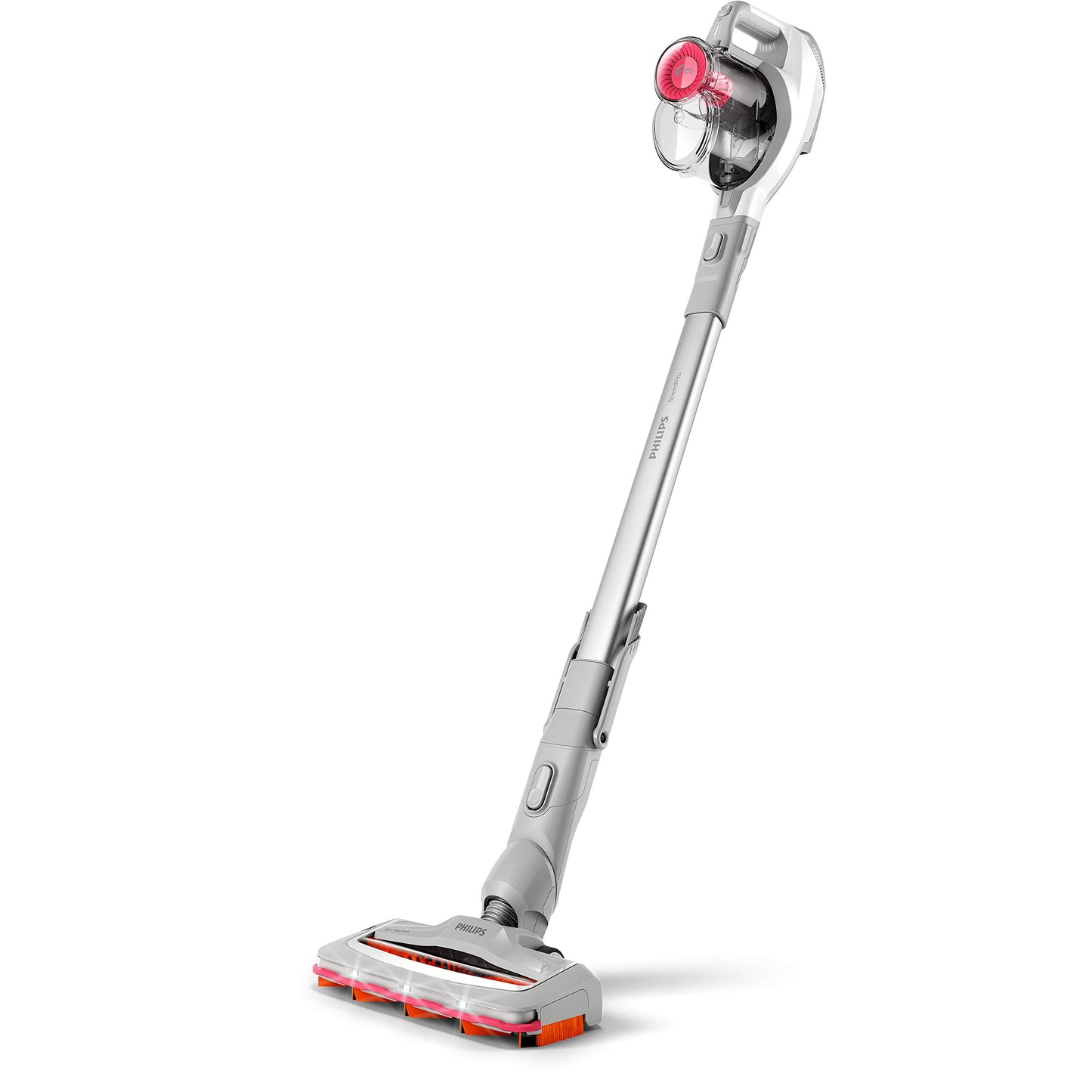Philips Serie 3000 Akku-Staubsauger, 60 Min Laufzeit, LED-Düse, starker Saugkraft, inkl. Fugen- & Kombidüse, austauschbarer Akku (XC3032/01).