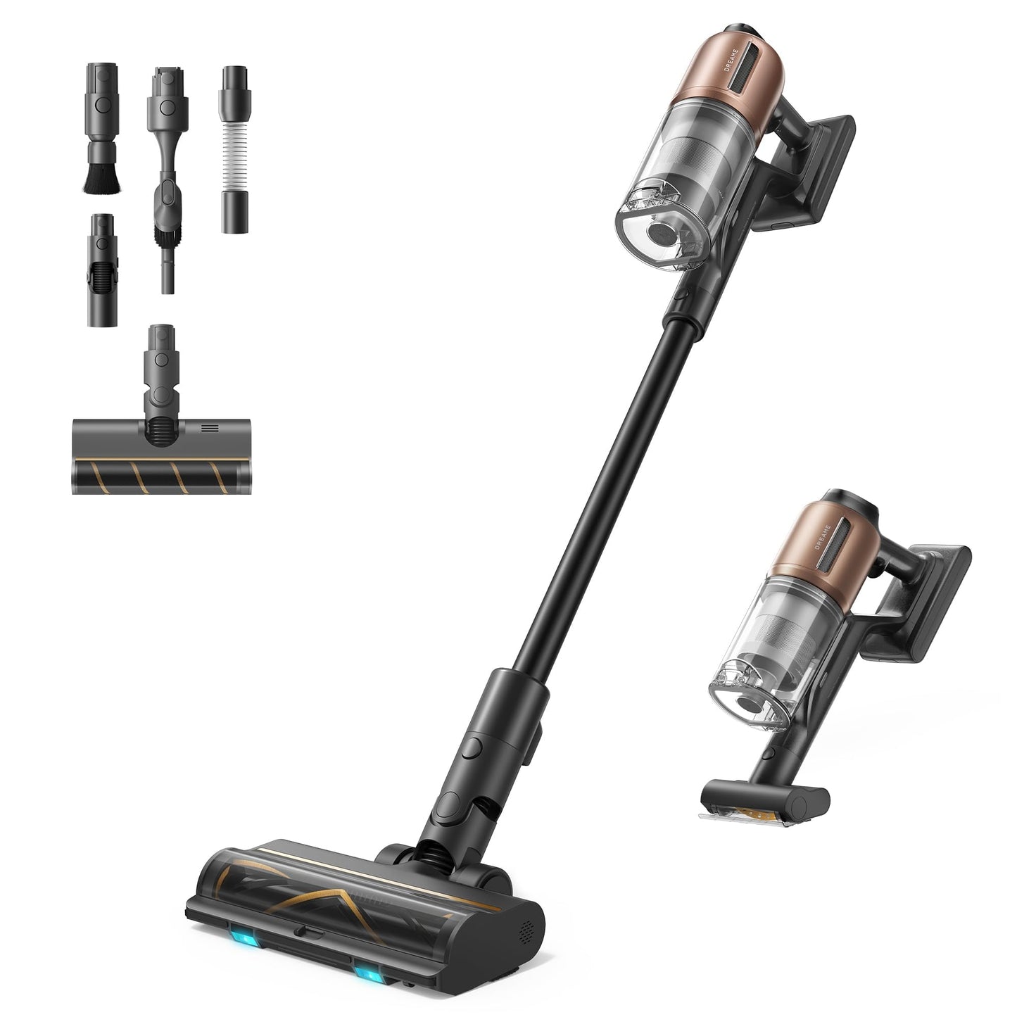 Dreame Z10 Akku-Staubsauger, 210AW, 90 Min Laufzeit, H14-HEPA 99,99%, Staubsicht-Tech, Auto-Erkennung & Saugkraft-Anpassung.