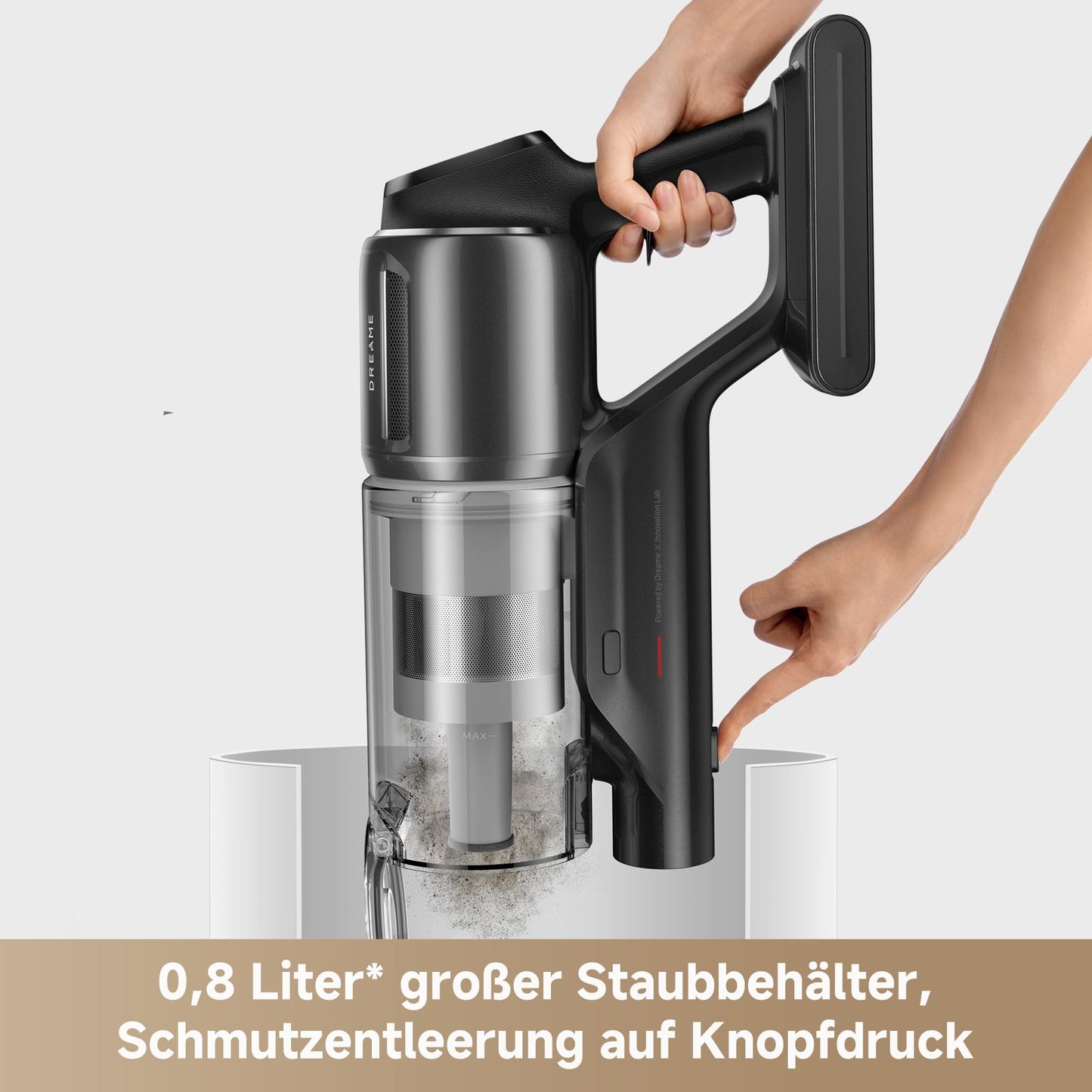 Dreame Z10 Akku-Staubsauger, 210AW, 90 Min Laufzeit, H14-HEPA 99,99%, Staubsicht-Tech, Auto-Erkennung & Saugkraft-Anpassung.