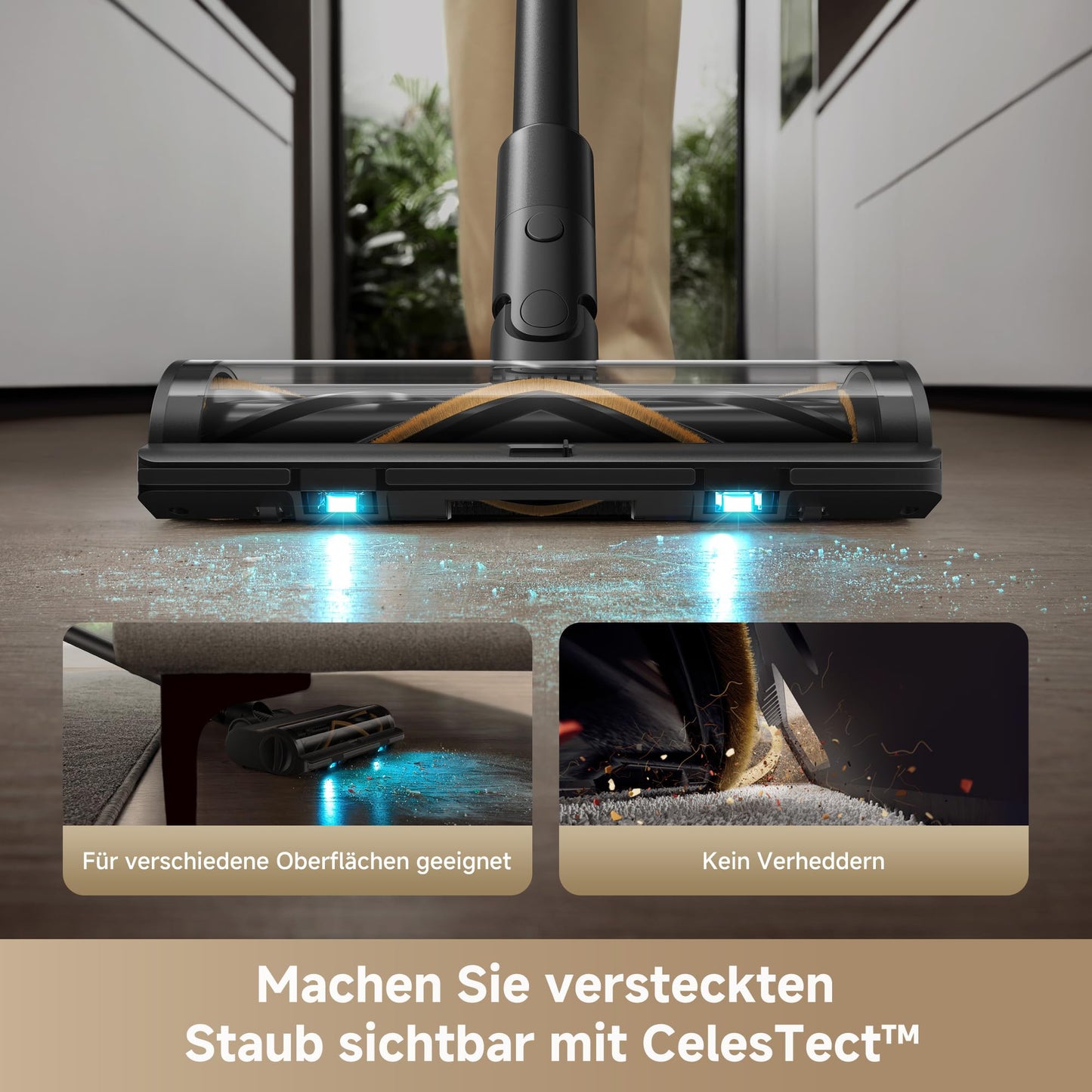 Dreame Z10 Akku-Staubsauger, 210AW, 90 Min Laufzeit, H14-HEPA 99,99%, Staubsicht-Tech, Auto-Erkennung & Saugkraft-Anpassung.