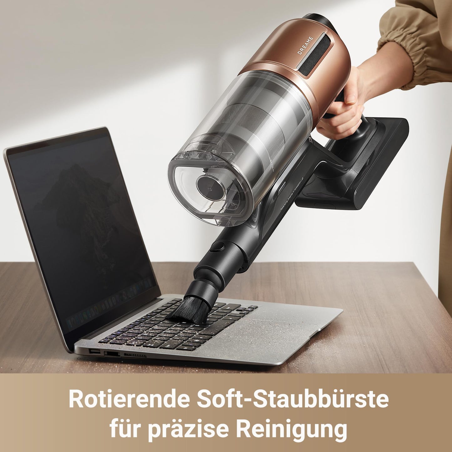 Dreame Z10 Akku-Staubsauger, 210AW, 90 Min Laufzeit, H14-HEPA 99,99%, Staubsicht-Tech, Auto-Erkennung & Saugkraft-Anpassung.