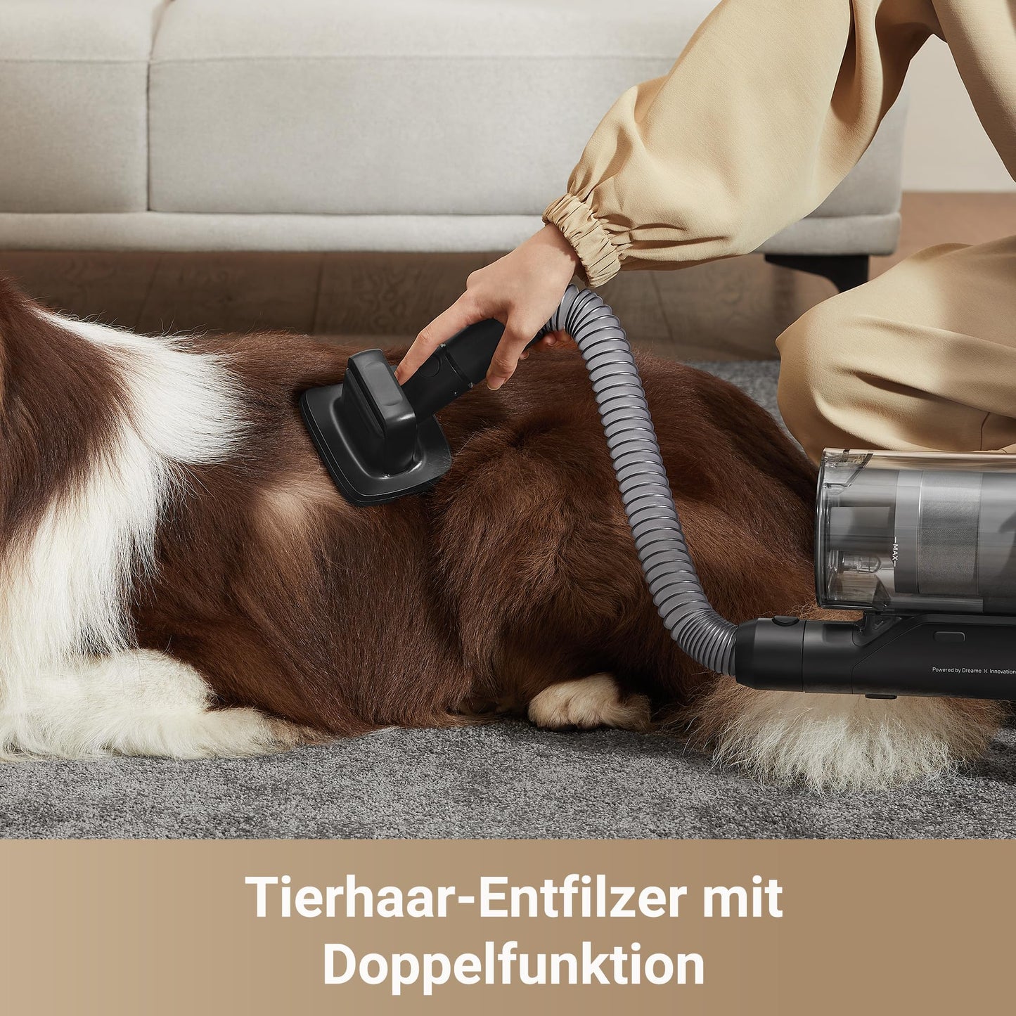Dreame Z10 Akku-Staubsauger, 210AW, 90 Min Laufzeit, H14-HEPA 99,99%, Staubsicht-Tech, Auto-Erkennung & Saugkraft-Anpassung.