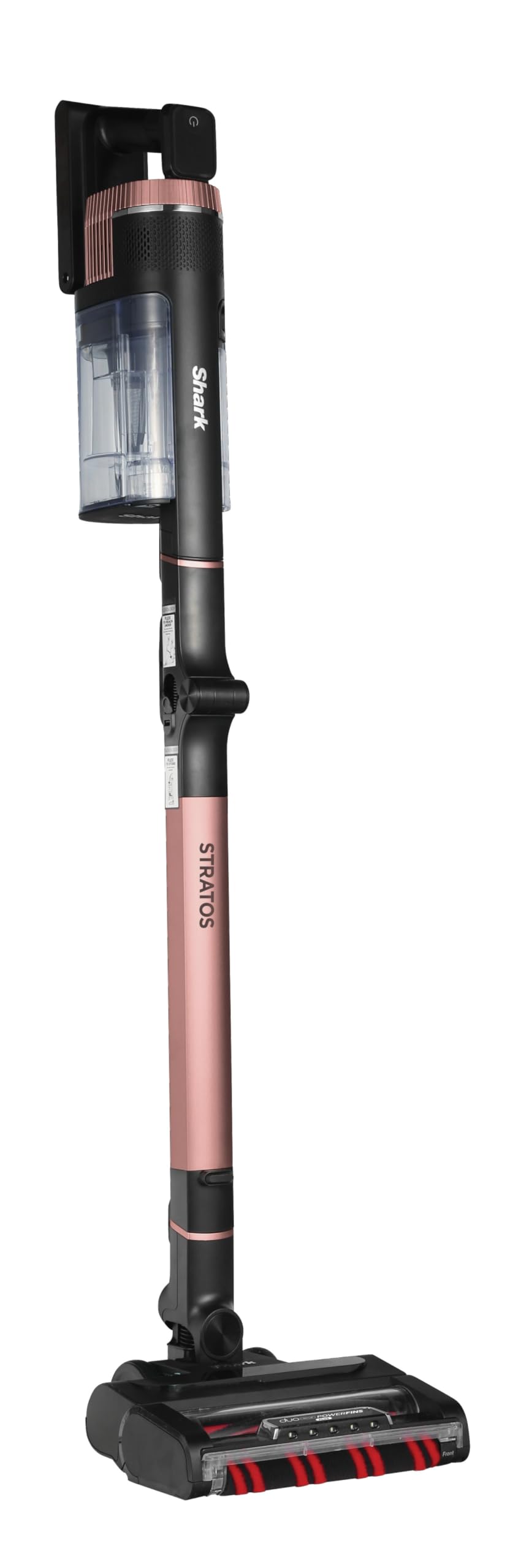 Shark IZ300EUT Akku-Staubsauger, 60 Min Laufzeit, Anti-Hair-Wrap, DuoClean, motorisierter Tierhaaraufsatz, 20 cm Fugendüse, Schwarz/Rot.