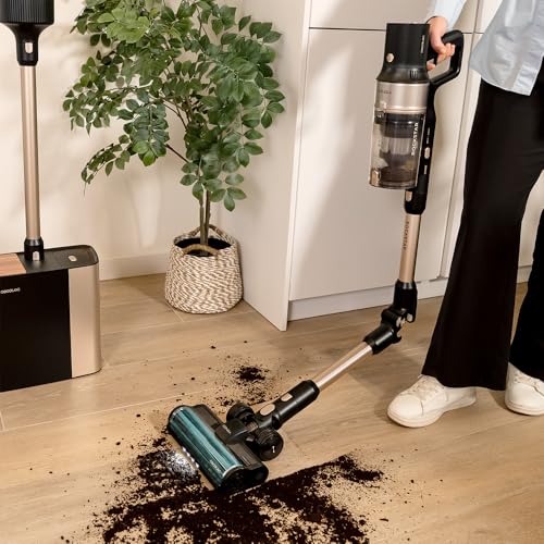 Cecotec Conga Rockstar 11500, 800W, 300AW, 110 Min, KI, App, Auto-Entleerung, Flex-Rohr & Zubehör, kabelloser Staubsauger.