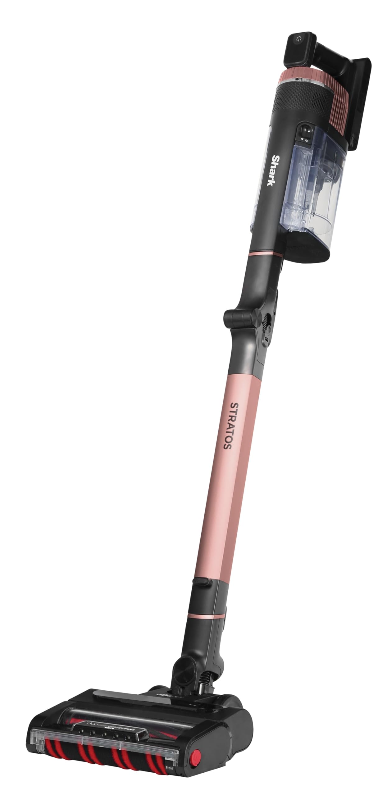 Shark IZ300EUT Akku-Staubsauger, 60 Min Laufzeit, Anti-Hair-Wrap, DuoClean, motorisierter Tierhaaraufsatz, 20 cm Fugendüse, Schwarz/Rot.