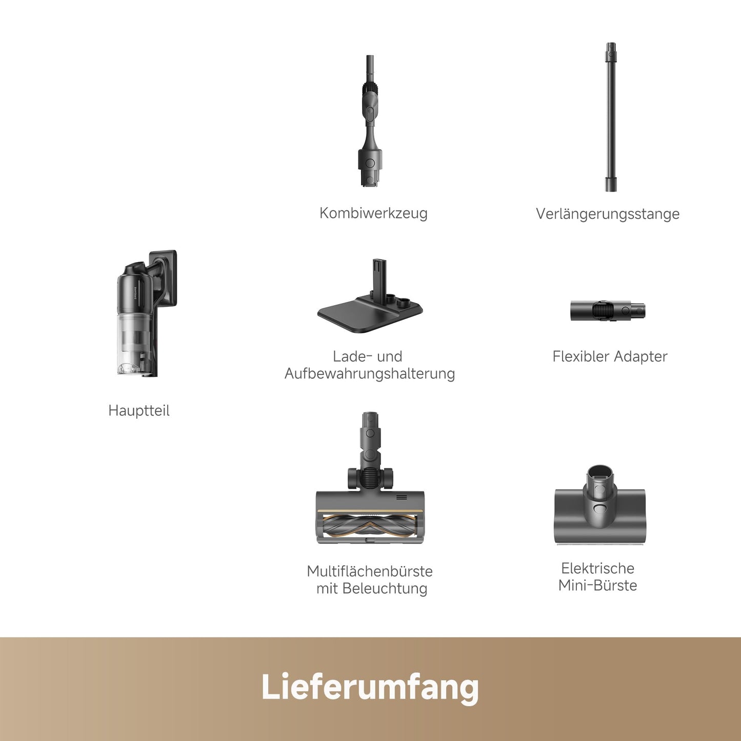 Dreame Z10 Akku-Staubsauger, 210AW, 90 Min Laufzeit, H14-HEPA 99,99%, Staubsicht-Tech, Auto-Erkennung & Saugkraft-Anpassung.