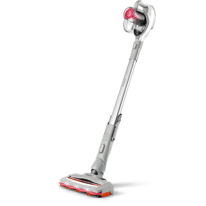 Philips Serie 3000 Akku-Staubsauger, 60 Min Laufzeit, LED-Düse, starker Saugkraft, inkl. Fugen- & Kombidüse, austauschbarer Akku (XC3032/01).